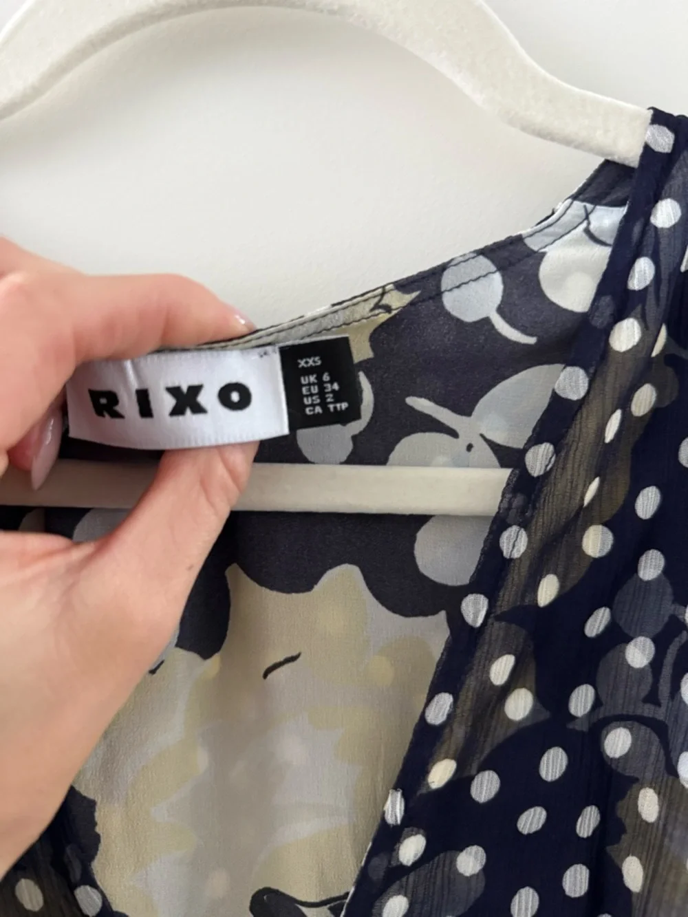 NWOT - Rixo Melanie Silk Dress - Picture 8 of 8